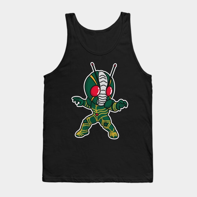 Kamen Rider ZO Chibi Style Kawaii Tank Top by The Toku Verse